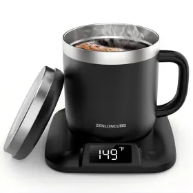 Zenloncubs B0gclb2fx5 Smart Electric Heated Coffee Mug Temperature Control 5 Settings
