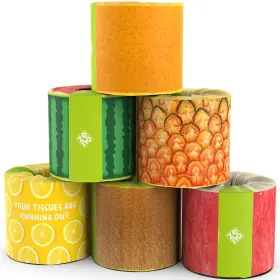 Zeno 701152107544 Organic 3 Ply - Sustainable 6 Jumbo Rolls And 350 Sheets Per Roll Septic Sa