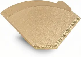 Zepeloffy 744110253559 Coffee Filters #4 Cone 8-12 Cup 100 Count Unbleached Disposable F