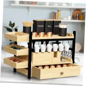 Zhongshan Mingtang Display Products Co Ltd 199284301962 Coffee Bar Tamping Station Espresso - Wooden Tamp