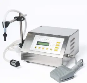 Gfk-160 Zonepack Liquid Filling Machine Automatic Bottle Filler Digital Control Pump