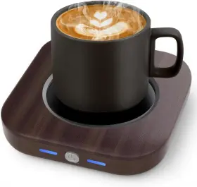 3-temp Zonopy Ds1221 Mug Warmer - Settings Coffee For Desk With 4 Hrs Auto Shut Off