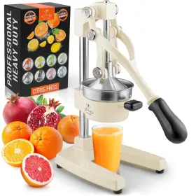 Zulay Kitchen 093674187917 Cast-iron Orange Juice Squeezer