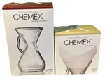 Chemex CM-8GH Cup Glass Handle Drip Coffeemaker W/filters. Fixed Price $49.99.