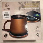 Nib Lomi Smart Mug Warmer & Wireless Charging Pad Copper. Fixed Price $24.99.