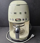 Smeg Drip Coffee Maker Cream 50S Retro Style DCF02CRUS Untested Turns On. Fixed Price $95.00.