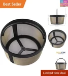Reusable 4 Cup Basket Mr. Coffee Replacement With Mesh Bottom - Permanent Cof.... Fixed Price $30.89.