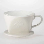 Kalita Pottery Coffee Dripper 101 Lotto For - 2 People White #01001. Fixed Price $18.99.