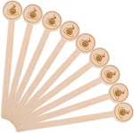 Hansgo 100PCS Coffee Stirrers, Wooden Sticks With Round Ends 5.9 Inch.... Fixed Price $10.51.