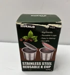 2PK Nukalo Stainless Steel Reusable Cup Coffee Filters For Keurig Brewers. Fixed Price $9.99.