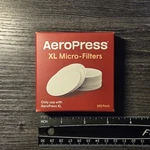 Aeropress Xl Micro-filters Replacement Pack 200 Sealed Retail Box. Fixed Price $7.50.