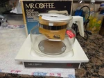 Vintage Mr. Coffee 10CUP Decanter And Electric Warmer Plate WD-10 New Box. Fixed Price $60.00.