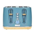 Haden Dorchester 4 Slice Retro Toaster With Control Knob, Stone Blue (open Box). Fixed Price $98.00.