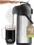 Cresimo Coffee Carafe With Pump - 102OZ / 3L Airpot 12 Hours Large Hot Water. Fixed Price $54.07.