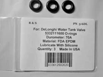 Delonghi 5332111600 Water Tank Valve O-rings / R&s 3-6DL Fda Epdm. Fixed Price $11.50.