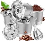 4 Pack Reusable Cups Keurig 1.0 Stainless Steel Coffee Pod Filter Bpa Free. Fixed Price $16.99.