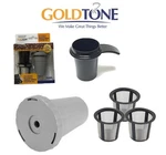 (3) Goldtone My K-cup Reusable Filters, Housing, Scoop For Keurig Coffee Makers. Fixed Price $8.99.