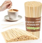 1000PCS 5.5" Bamboo Coffee Stirrers Disposable Drink Sticks For Bar Party. Fixed Price $18.64.