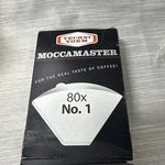 Technivorm Moccamaster 85090 80X No 1 Paper Filters White Real Coffee Taste. Fixed Price $12.99.