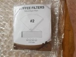 Cone Coffee Filters Set 200 Size Paper Natural Unbleach. Fixed Price $12.25.