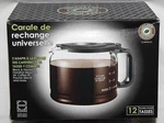One All By Medelco 12-CUP Universal Replacement Coffee Carafe Model GL220. Fixed Price $7.48.