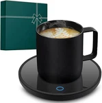 Lesipee Candle Warmer, Electric Coffee Mug With Auto Shut Off, Black. Fixed Price $39.65.