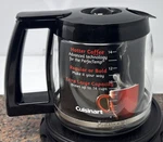 Cuisinart PG-32503 Glass Carafe 14 Cup Black Stainless Trim Brand New No Box. Fixed Price $19.50.