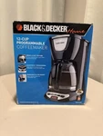 Black & Decker Home, 12 Cup Programmable Coffee Maker DCM100B, Nib. Fixed Price $29.99.