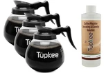 Coffee Pots Decanter Carafe -glass, 64 Oz. 12-CUP, Set 3 Black.... Fixed Price $104.99.