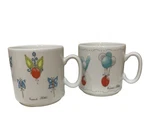 Rupert Stockl Coffee Mug Lady Bugs White Cup Kafer Munchen Unique Lot 2. Fixed Price $24.99.