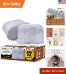 Pureline Nsf Certified Charcoal Coffee Filters - 12 Pack For Cuisinart Machines. Fixed Price $26.99.