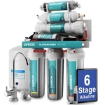 Nu Aqua 100GPD Under Sink Reverse Osmosis Water Filter System With Booster Pump. Fixed Price $279.95.