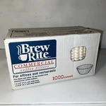 Brew Rite Coffee Filter, 1000 Count. Fixed Price $18.99.