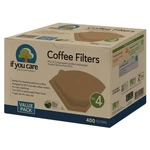 If You Care #4 Unbleached Coffee Filter, 400 Ct. Free Shipping. Fixed Price $16.99.