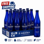 Saratoga Sparkling Water 12 Pack 28OZ Carbonated Spring Pet Bottles. Fixed Price $22.15.