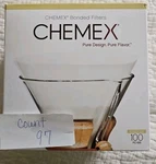 Chemex Bonded Coffee Filters 97 Count FC-100 Quality Superior Flavor. Fixed Price $10.00.