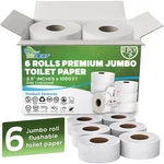 Soneat 2-PLY Jumbo Toilet Rolls, 9 Commercial Bathroom Tissue Paper, 1000. Fixed Price $69.74.