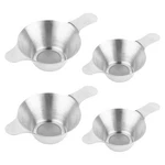 Auear, 4 Stainless Steel Tea Strainer Fine Mesh Infuser Pack, Silver. Fixed Price $21.05.