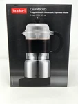 Bodum Chambord 6-CUP Programmable Automatic Espresso Maker 12099-16TG Brand New. Fixed Price $34.99.
