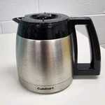 Cuisinart 10 Cup Thermal Carafe & Lid Coffee Pot Stainless Steel Brushed Chrome. Fixed Price $21.00.
