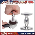 Progressive Two Sided Espresso Coffee Tamper Base Silver Heavy For Easy Tamping. Fixed Price $12.95.