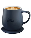 Wireless Coffee Mug 12OZ Intelliheat 135 Smartsense Blue Savora Barista Choice. Fixed Price $59.99.