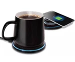 Smart Mug Warmer And Qi Wireless Charger (black) New Lomi 2 In 1. Fixed Price $46.50.