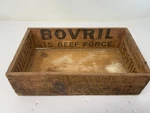 Bovril Is Beef Force Wooden Box 10.75X6.5 Product Of England. Fixed Price $34.99.