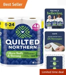 Quilted Northern Ultra Soft & Strong Toilet Paper, 6 Mega Rolls = 24 Regular .... Fixed Price $13.99.
