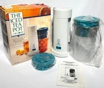 Vintage Mr Coffee 2 Quart Iced Tea Maker TM1 Turquoise Blue Open Box. Fixed Price $69.97.