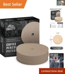 Perfectly Tasteless Disc Filters For Percolators - 100 Natural Paper. Fixed Price $34.99.