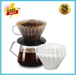 Kalita Wave 185 Coffee Filters 100CT Disposable Basket Paper 2-5 Cup Pour Over. Fixed Price $9.99.
