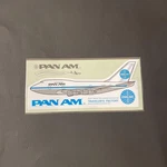 Travelers Store Purchase Pan Am Airplane Design Sticker. Fixed Price $48.16.