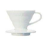 Hario Coffee Dripper V60 Size 01 White Ceramic Pour Over Single Brew F/s. Fixed Price $34.24.